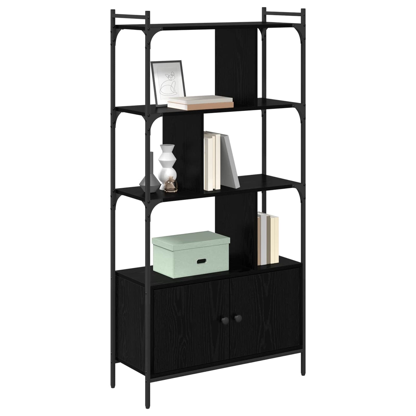 Bookcase 76.5 x 30 x 154.5 cm Engineered Wood
