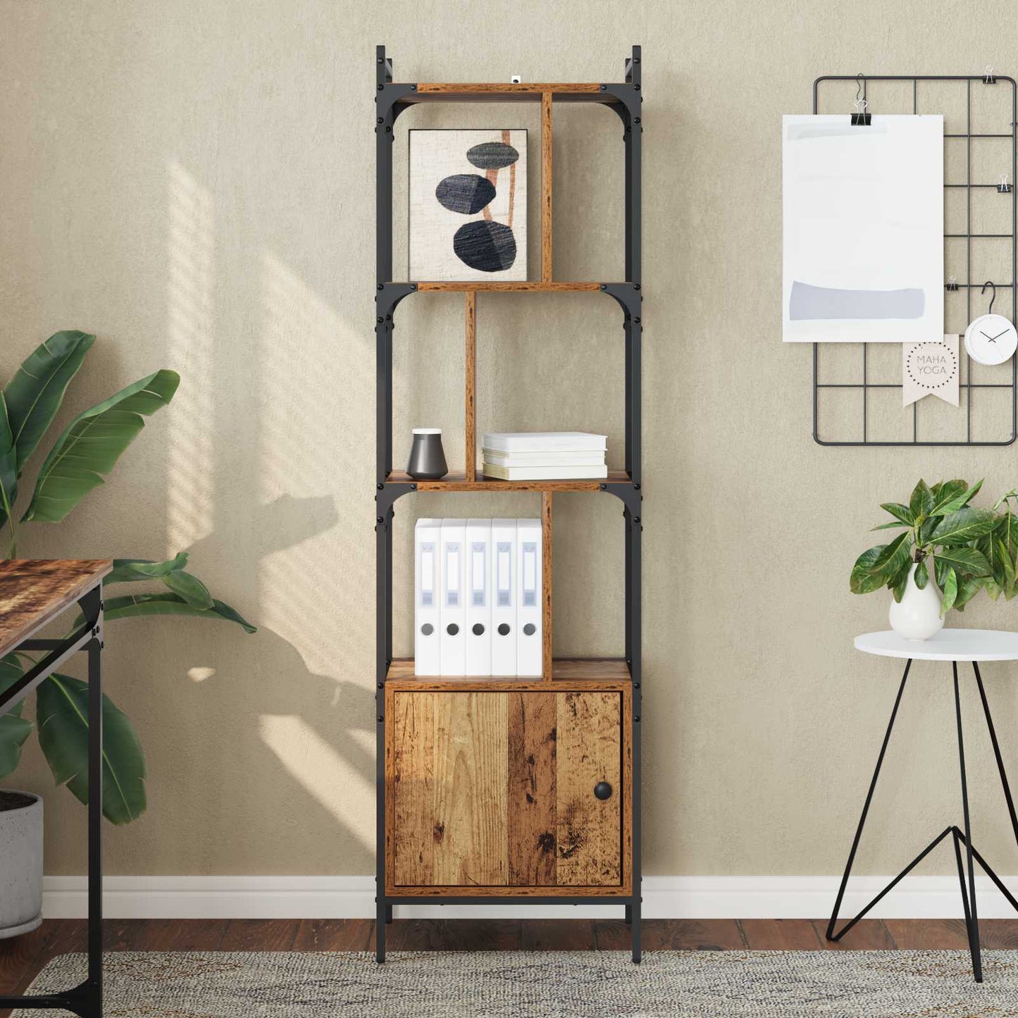 Bookcase Old Wood 44.5 x 30 x 154.5 cm Engineered Wood