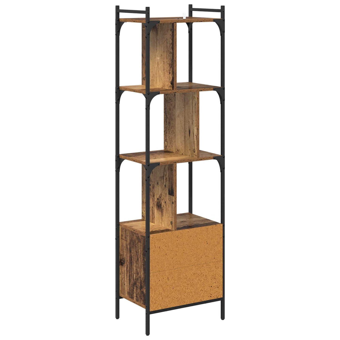 Bookcase Old Wood 44.5 x 30 x 154.5 cm Engineered Wood
