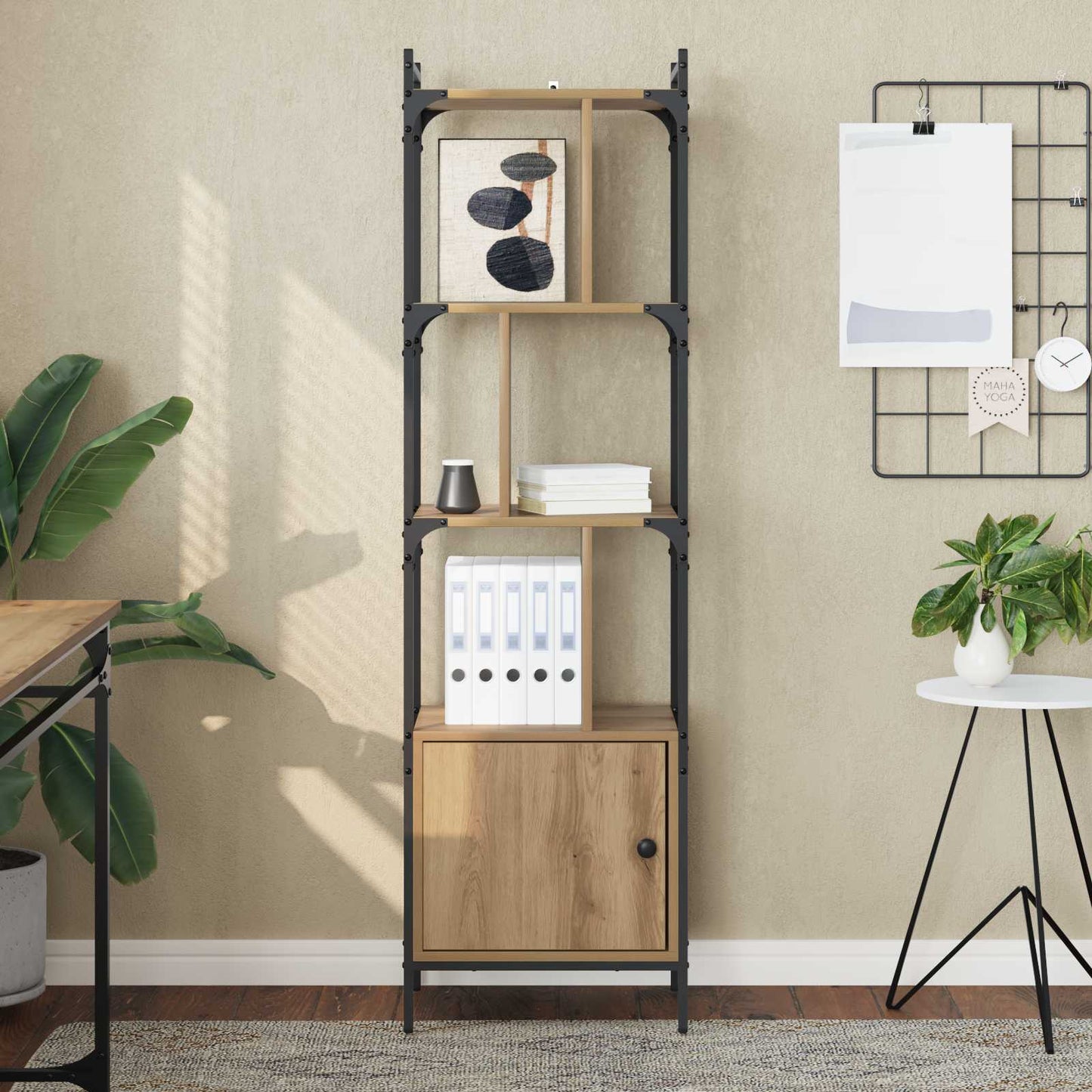 Bookcase Artisan Oak 44.5 x 30 x 154.5 cm Engineered Wood