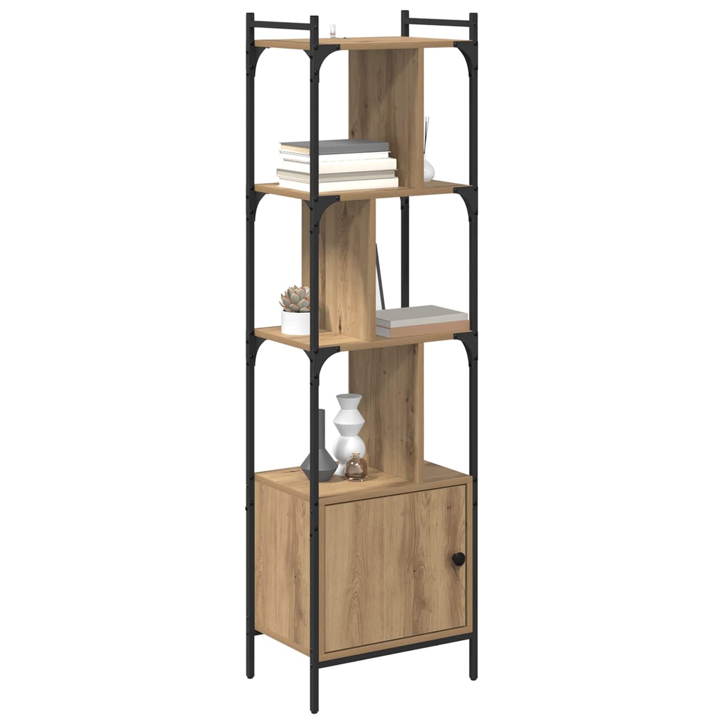 Bookcase Artisan Oak 44.5 x 30 x 154.5 cm Engineered Wood