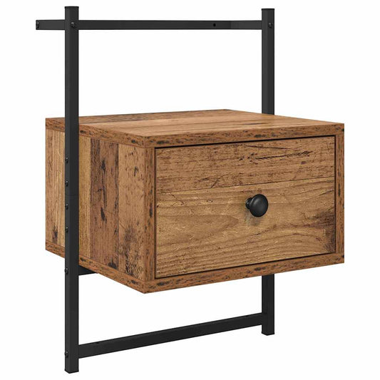 Bedside Cabinet Old Wood 35 x 30 x 51 cm Engineered Wood