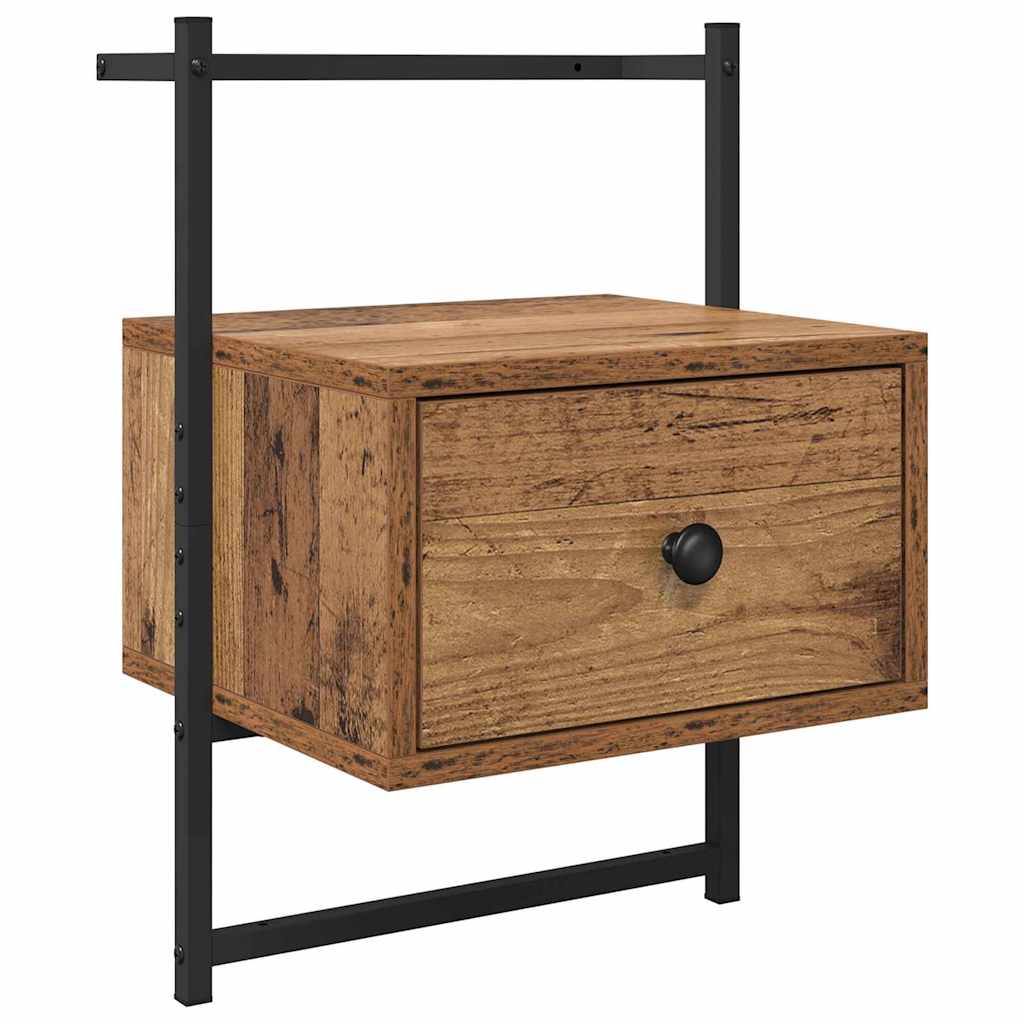 Bedside Cabinet 2 pcs Old Wood 35 x 30 x 51 cm Engineered Wood