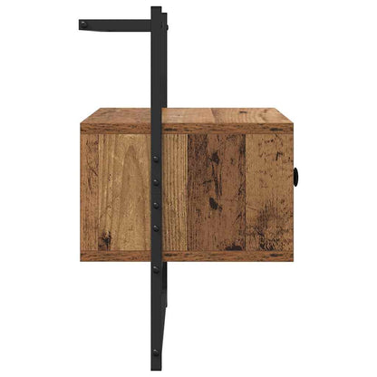 Bedside Cabinet 2 pcs Old Wood 35 x 30 x 51 cm Engineered Wood