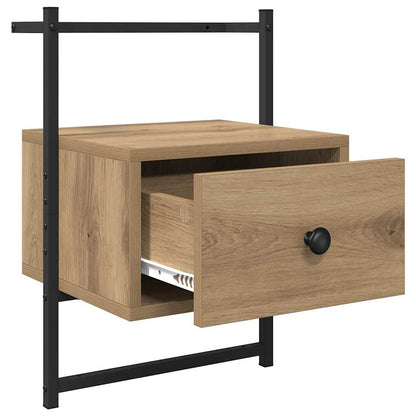 Bedside Cabinet Artisan Oak 35 x 30 x 51 cm Engineered Wood