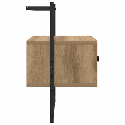 Bedside Cabinet with Drawer 2 pcs Artisan Oak 35 x 30 x 51 cm