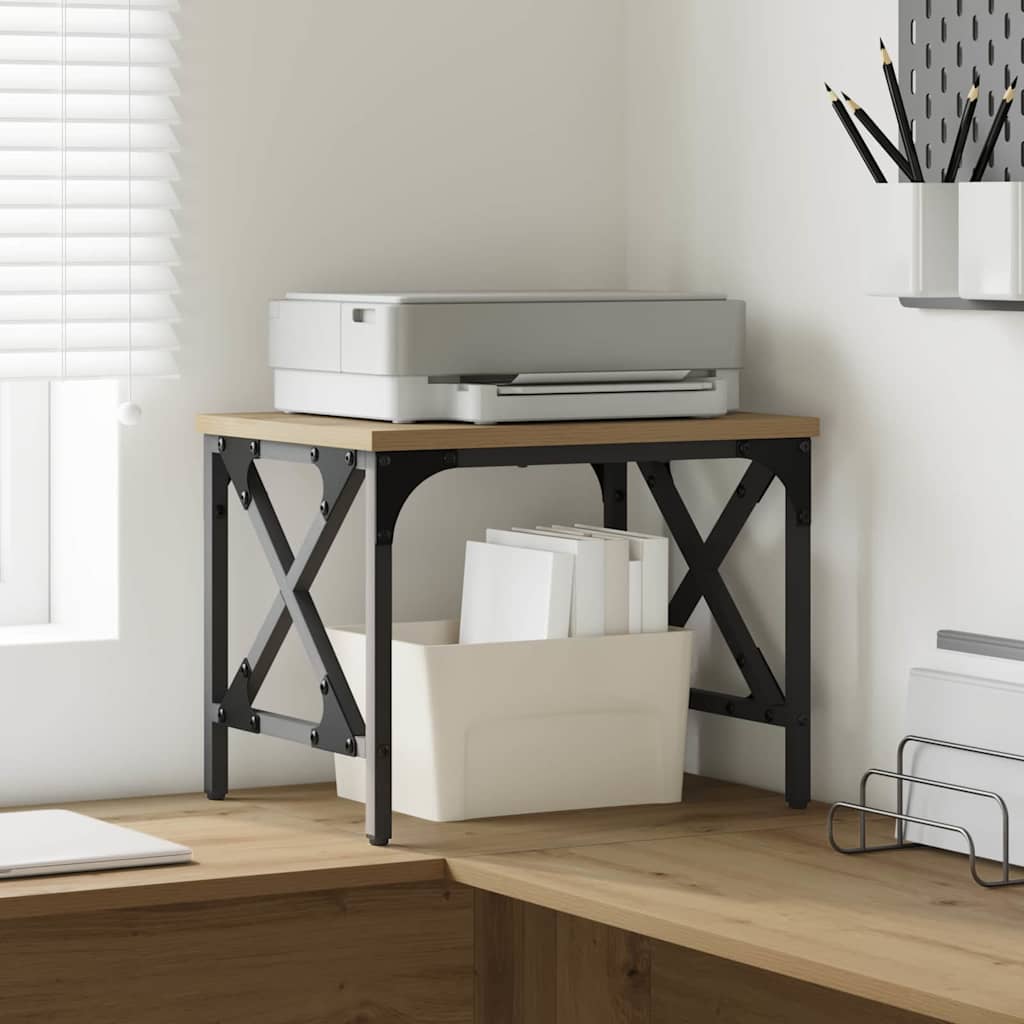Printer Stand Artisan Oak 40 x 30 x 31 cm Engineered Wood