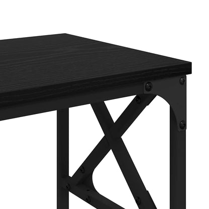 Printer Stand Black Oak 40 x 30 x 31 cm Engineered Wood