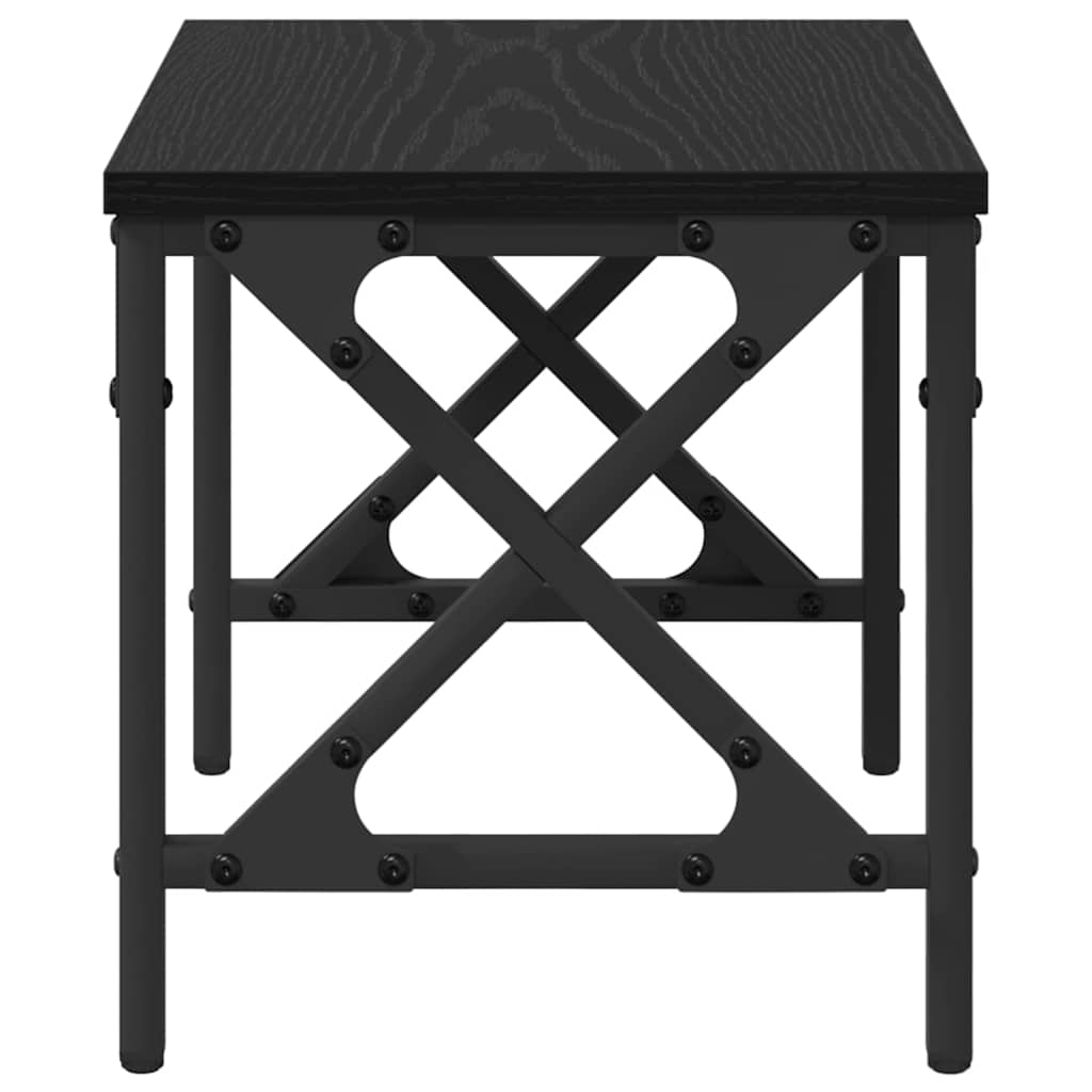 Printer Stand Black Oak 40 x 30 x 31 cm Engineered Wood