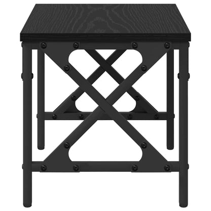 Printer Stand Black Oak 40 x 30 x 31 cm Engineered Wood