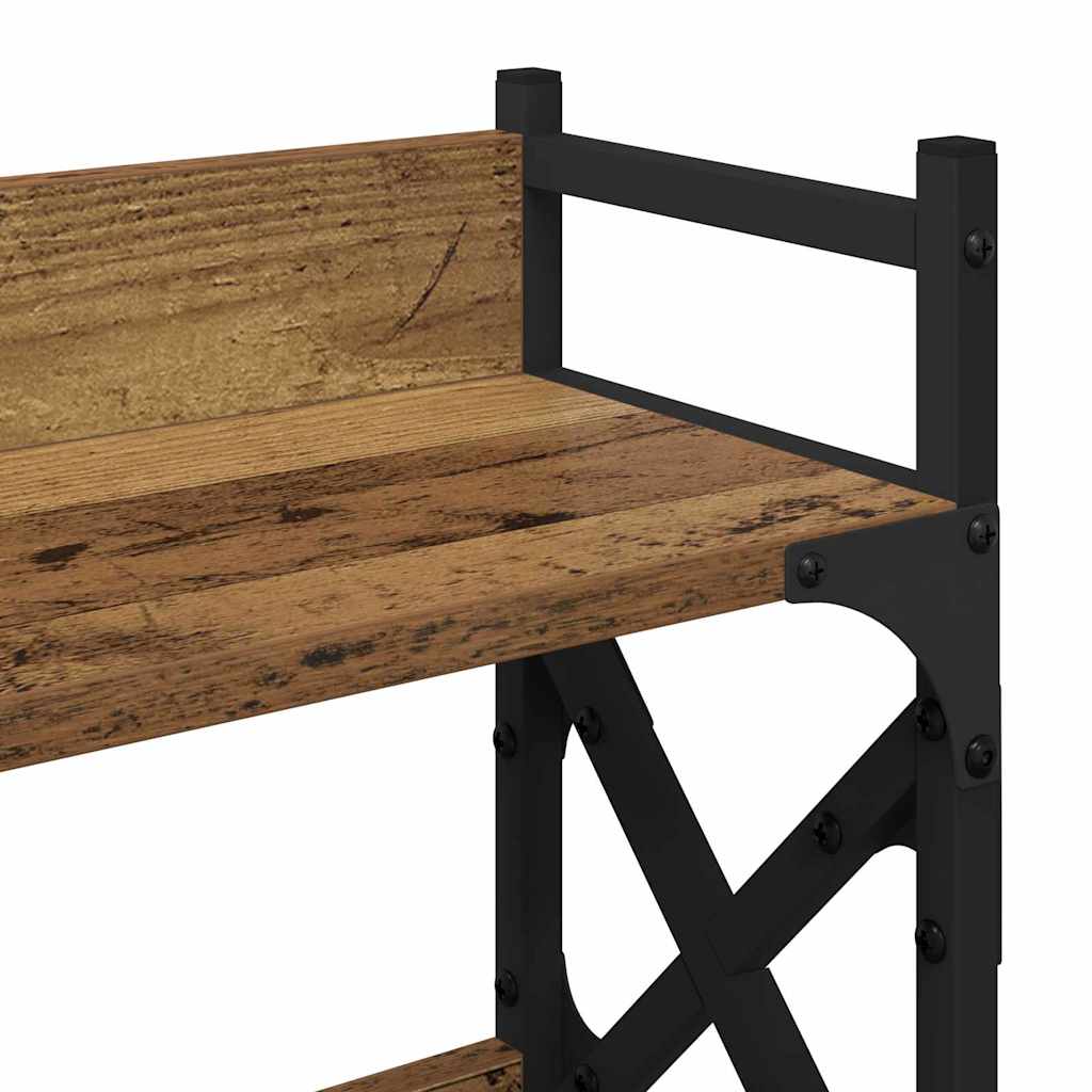Printer Stand Old Wood 40 x 20 x 40 cm Engineered Wood