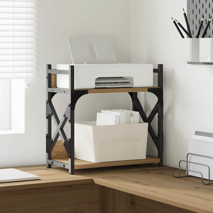 Printer Stand Artisan Oak 40 x 20 x 40 cm Engineered Wood