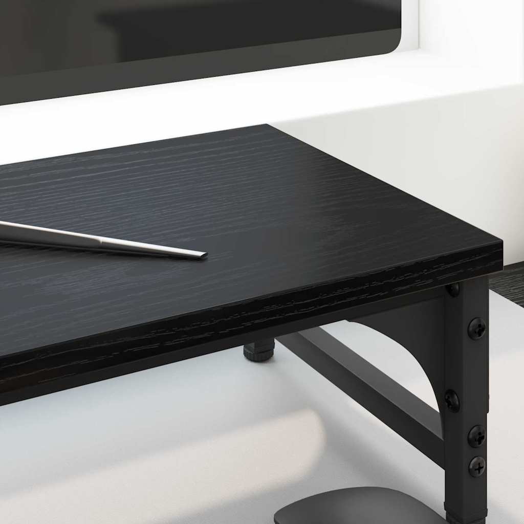 Monitor Stand Black Oak 55 x 23 x 14 cm Engineered Wood