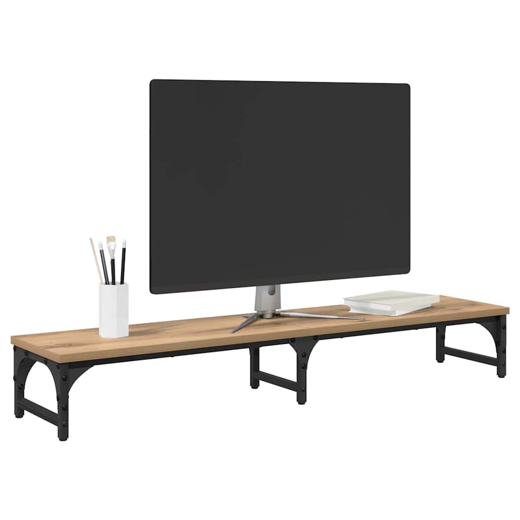 Monitor Stand Artisan Oak 105 x 23 x 15.5 cm Engineered Wood