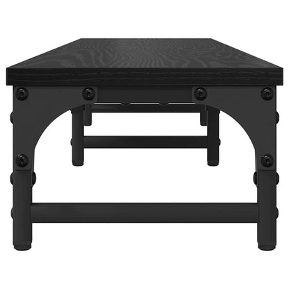 Monitor Stand Black Oak 105 x 23 x 15.5 cm Engineered Wood