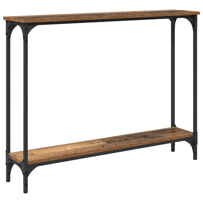 Console Table Old Wood 100 x 22.5 x 75 cm Engineered Wood