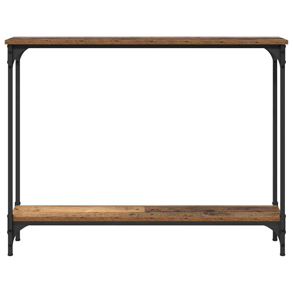 Console Table Old Wood 100 x 22.5 x 75 cm Engineered Wood