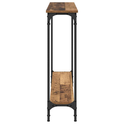 Console Table Old Wood 100 x 22.5 x 75 cm Engineered Wood