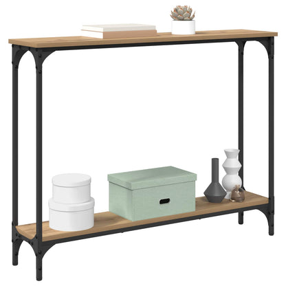 Console Table Artisan Oak 100 x 22.5 x 75 cm Engineered Wood