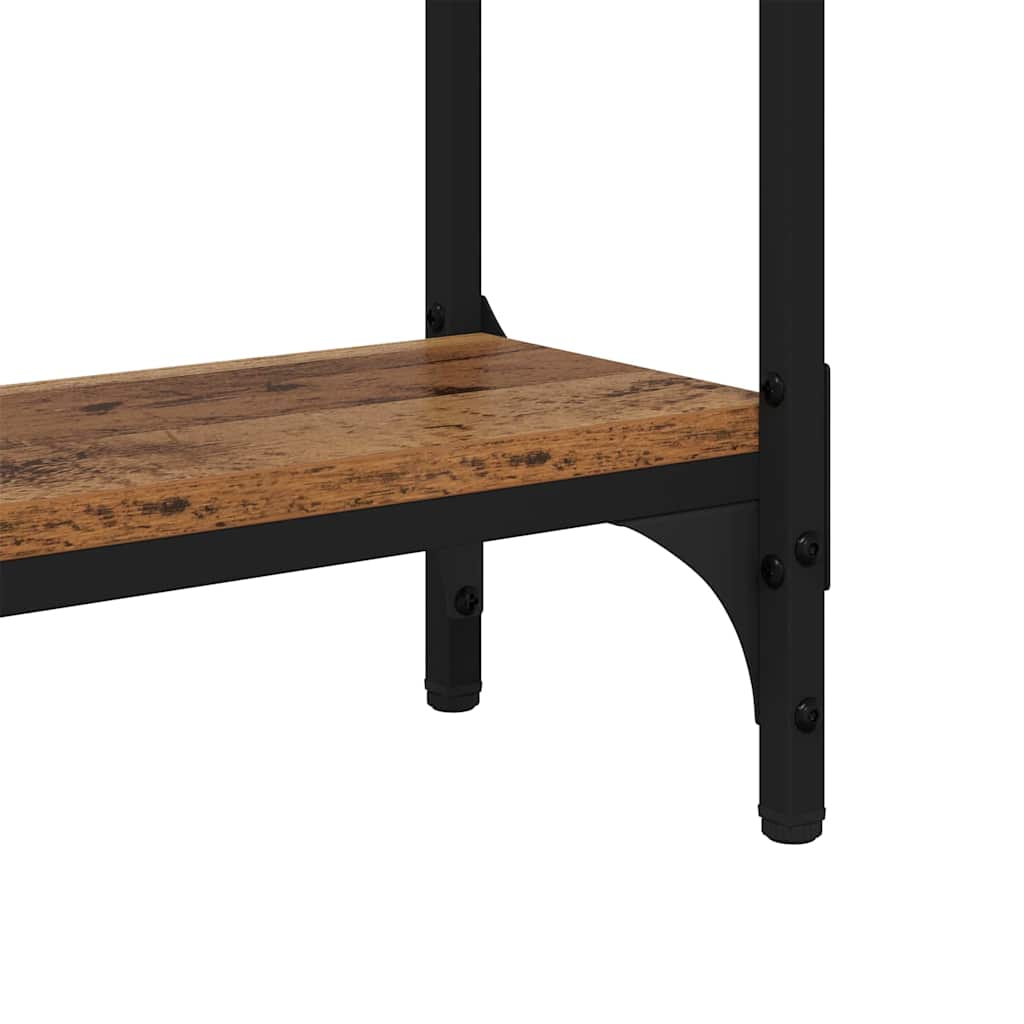 Console Table Old Wood 75 x 22.5 x 75 cm Engineered Wood