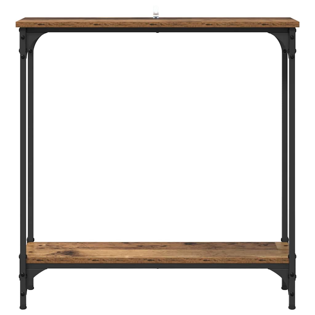 Console Table Old Wood 75 x 22.5 x 75 cm Engineered Wood