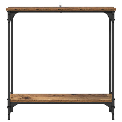 Console Table Old Wood 75 x 22.5 x 75 cm Engineered Wood