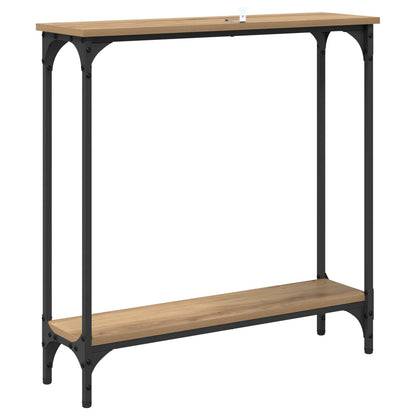 Console Table Artisan Oak 75 x 22.5 x 75 cm Engineered Wood