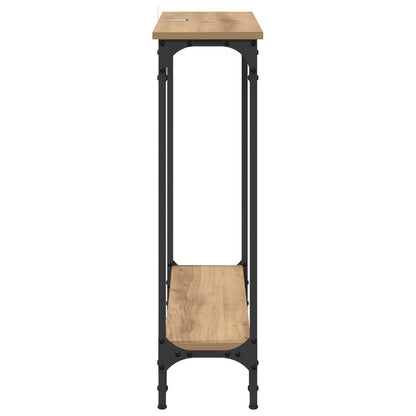 Console Table Artisan Oak 75 x 22.5 x 75 cm Engineered Wood