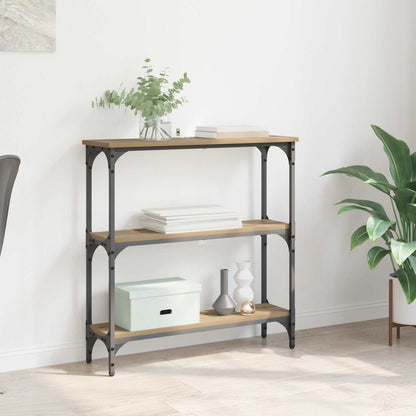 Console Table Artisan Oak 75 x 22.5 x 75 cm Engineered Wood
