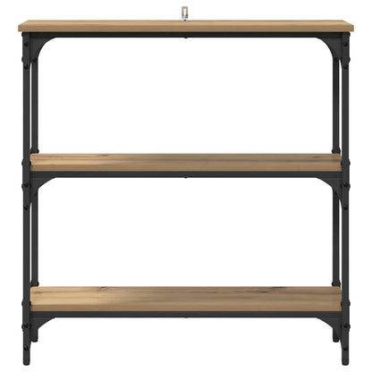 Console Table Artisan Oak 75 x 22.5 x 75 cm Engineered Wood