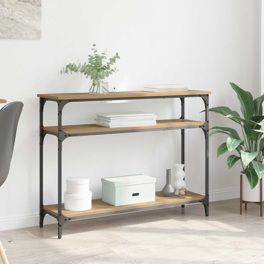 Console Table Artisan Oak 100 x 29 x 75 cm Engineered Wood