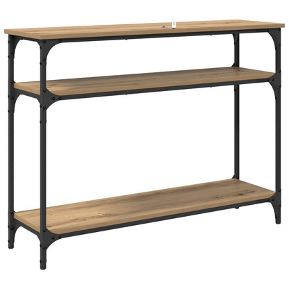 Console Table Artisan Oak 100 x 29 x 75 cm Engineered Wood