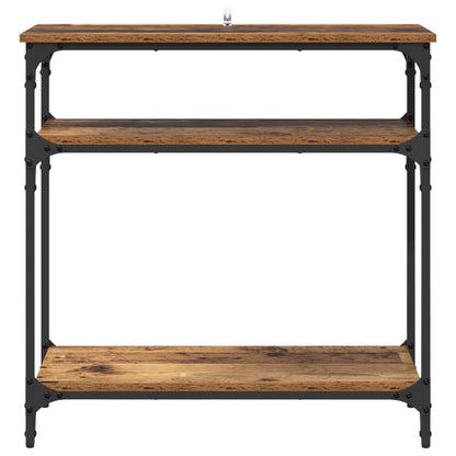 Console Table Old Wood 75 x 29 x 75 cm Engineered Wood