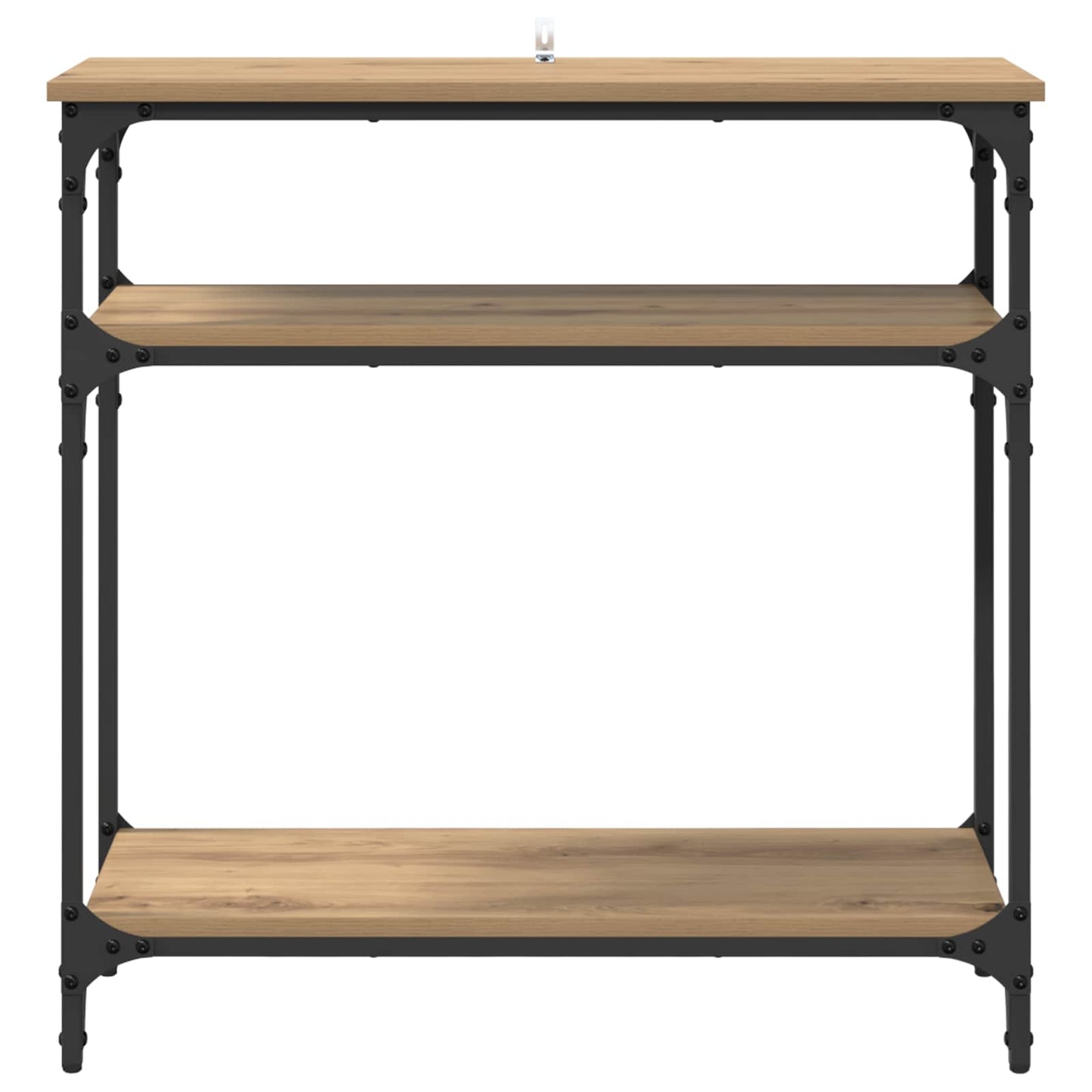 Console Table Artisan Oak 75 x 29 x 75 cm Engineered Wood
