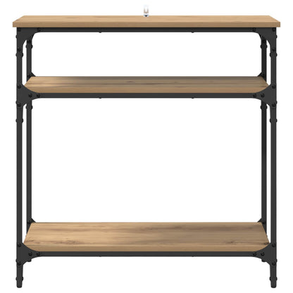 Console Table Artisan Oak 75 x 29 x 75 cm Engineered Wood