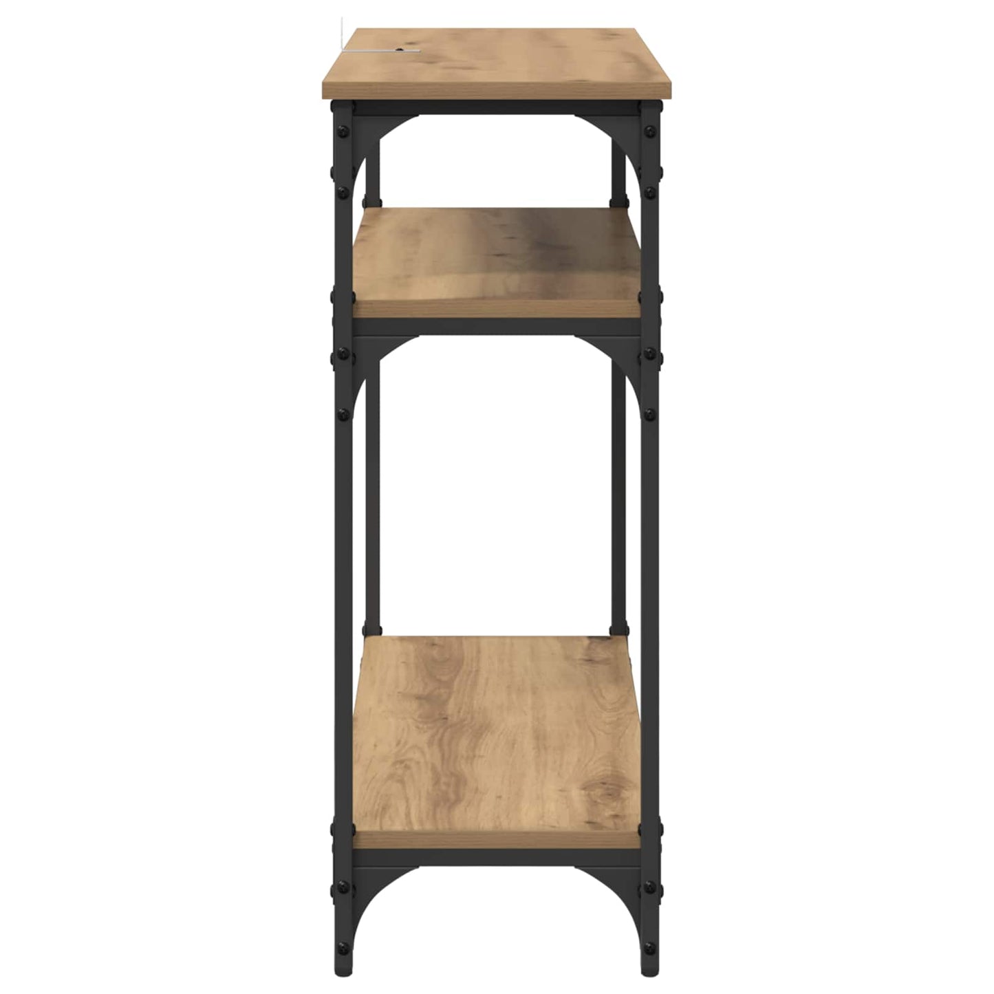 Console Table Artisan Oak 75 x 29 x 75 cm Engineered Wood
