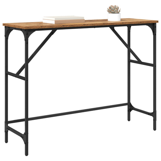 Console Table Old Wood 100 x 32 x 75 cm Engineered Wood
