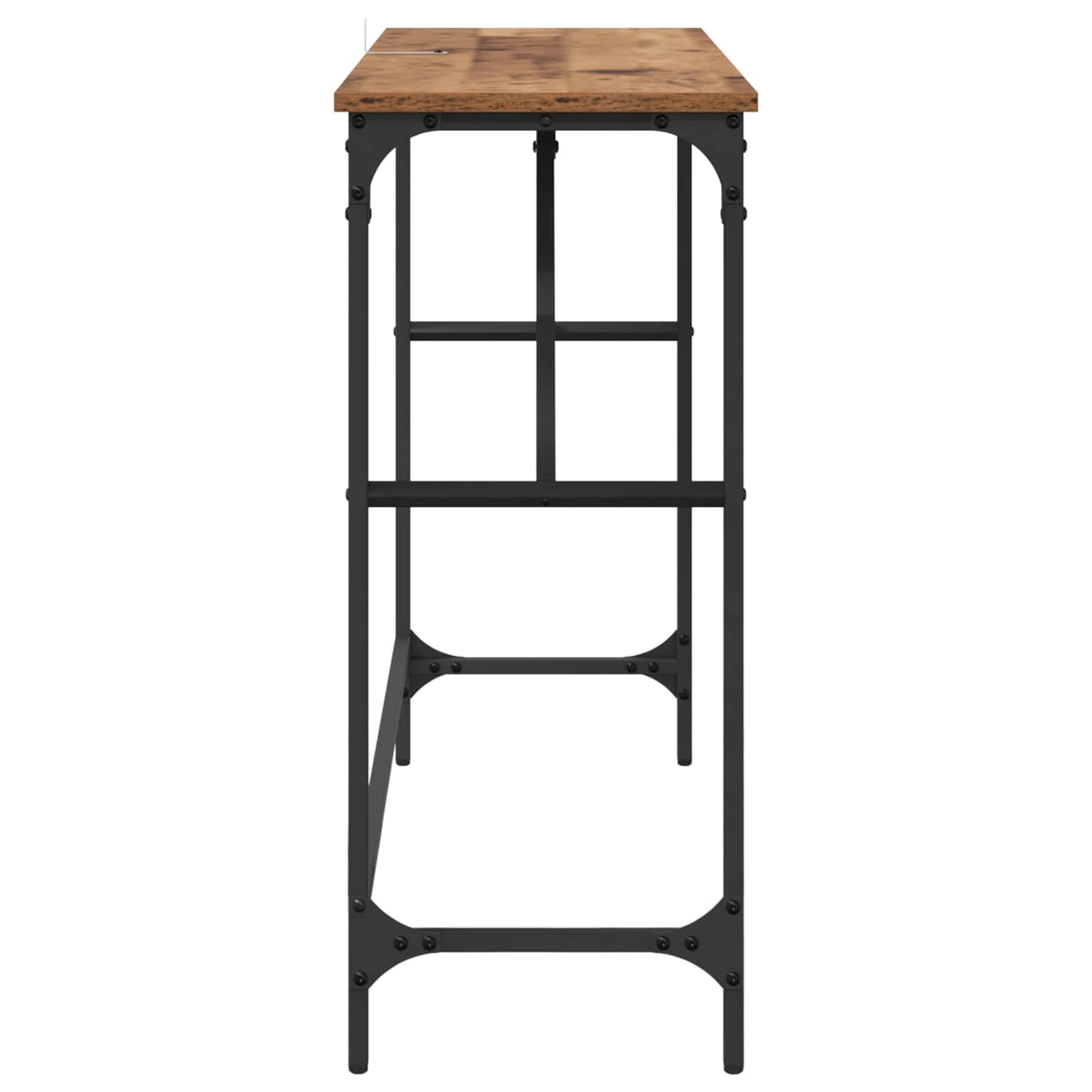 Console Table Old Wood 100 x 32 x 75 cm Engineered Wood