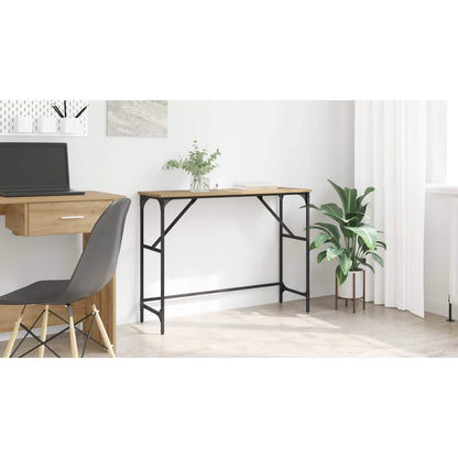Console Table Artisan Oak 100 x 32 x 75 cm Engineered Wood