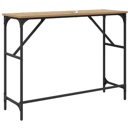 Console Table Artisan Oak 100 x 32 x 75 cm Engineered Wood