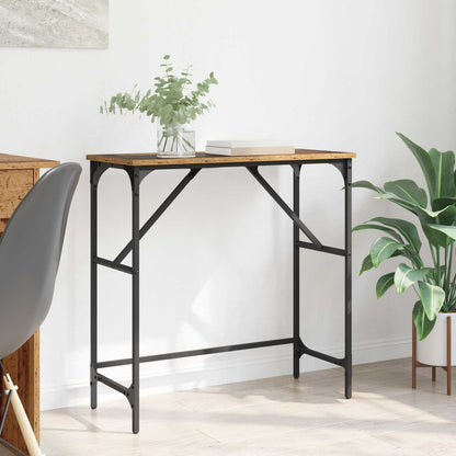 Console Table Old Wood 75 x 32 x 75 cm Engineered Wood