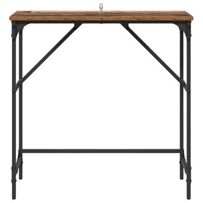 Console Table Old Wood 75 x 32 x 75 cm Engineered Wood
