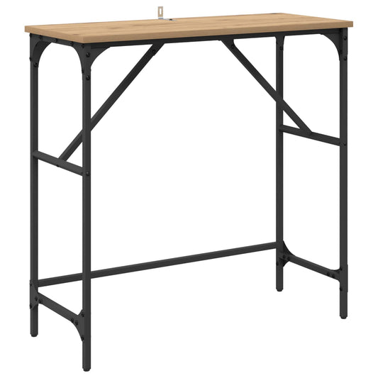 Console Table Artisan Oak 75 x 32 x 75 cm Engineered Wood