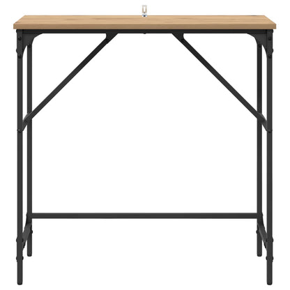 Console Table Artisan Oak 75 x 32 x 75 cm Engineered Wood