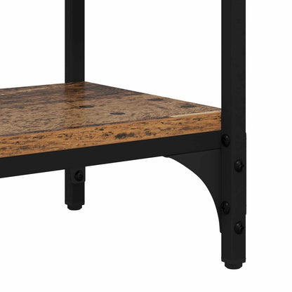 Console Table Old Wood 80 x 29 x 75 cm Engineered Wood