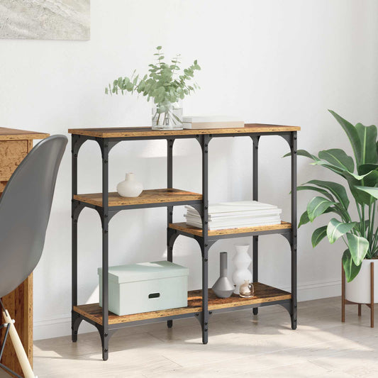 Console Table Old Wood 80 x 29 x 75 cm Engineered Wood