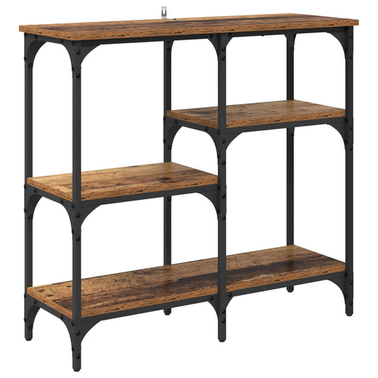 Console Table Old Wood 80 x 29 x 75 cm Engineered Wood