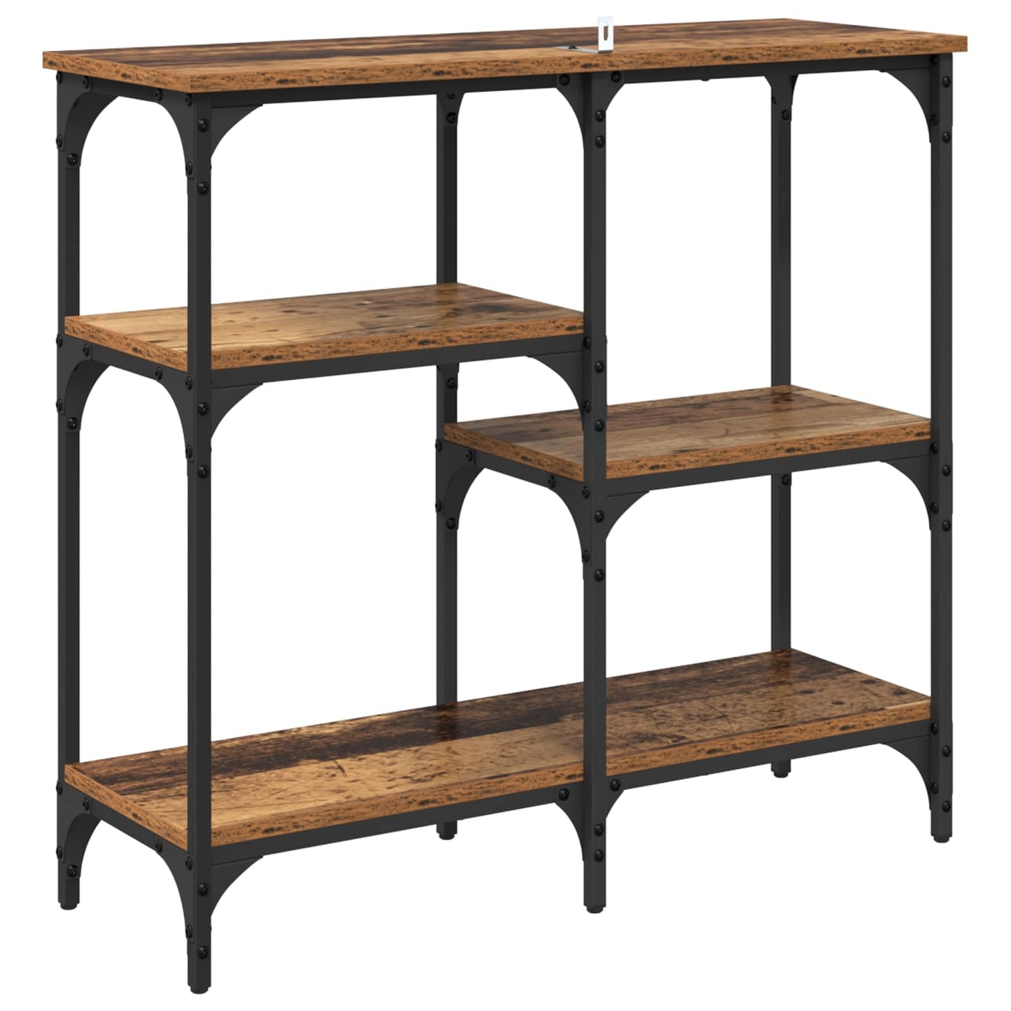 Console Table Old Wood 80 x 29 x 75 cm Engineered Wood