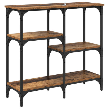 Console Table Old Wood 80 x 29 x 75 cm Engineered Wood