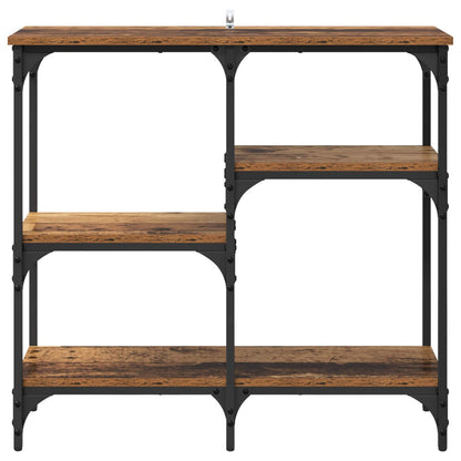 Console Table Old Wood 80 x 29 x 75 cm Engineered Wood